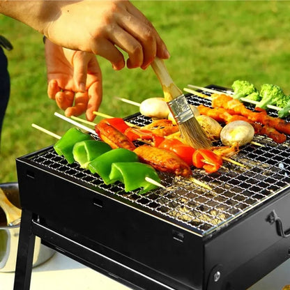 Folding Barbeque Stove With Grill